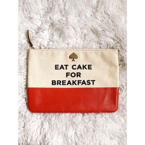 kate space eat cake for breakfast pouch